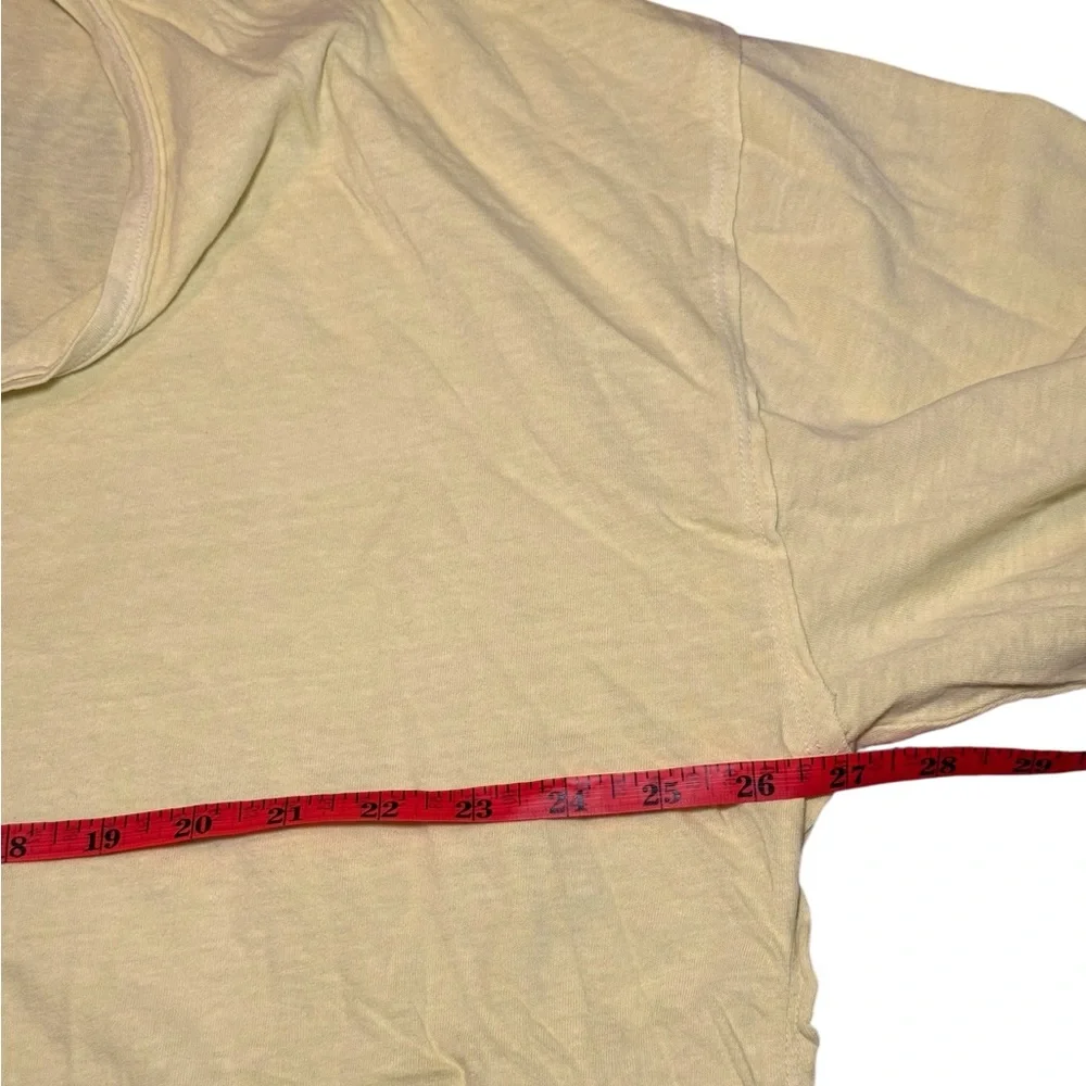 NWOT We The Free Yellow Long Sleeve On My Mind V-Neck Top | Sz XL - Picture 6 of 8